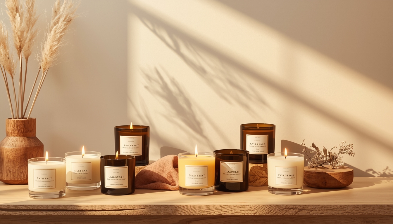 Aromatherapy candle collection